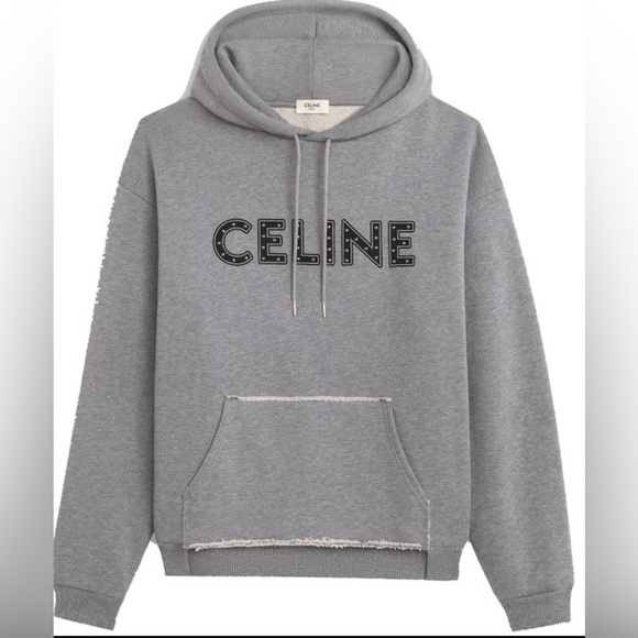 Celine Other - CELINE studded gray hoodie